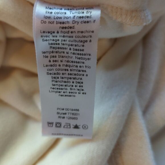 Beyond Yoga Out Of Town Dress Womens Medium Cream Terry Cloth Sleeveless Mini - Picture 7 of 7